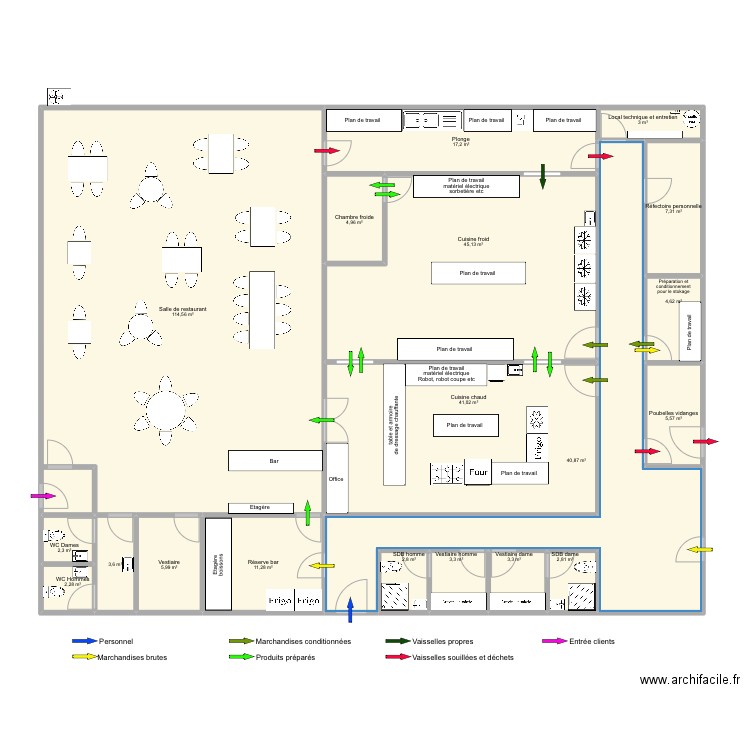 Resto. Plan de 0 pièce et 0 m2