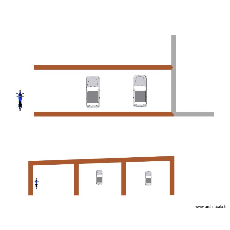 carport. Plan de 0 pièce et 0 m2