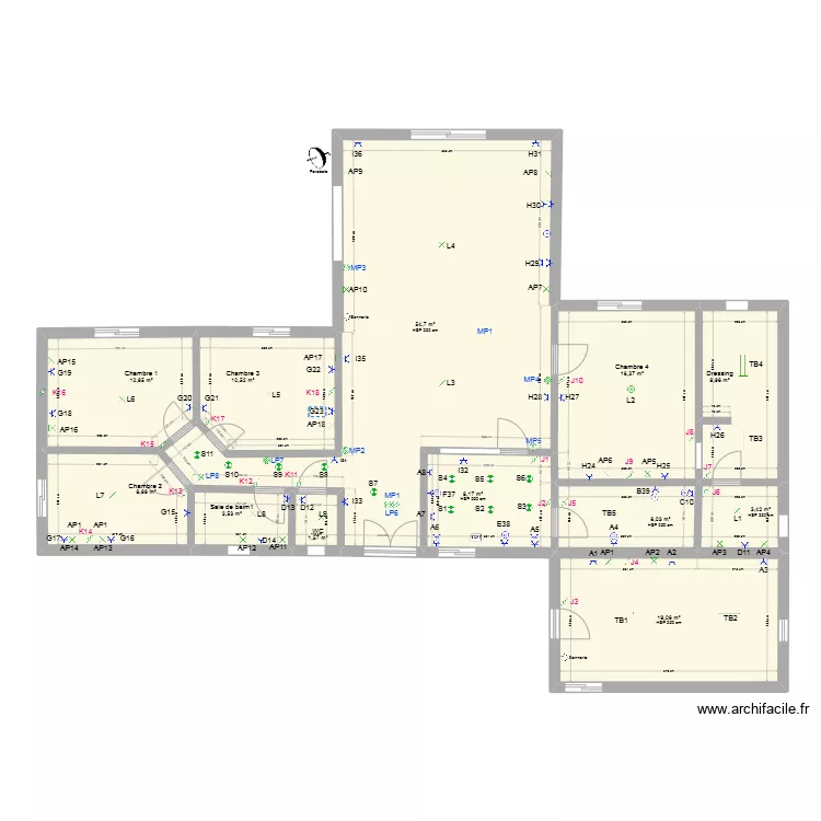 ECLAIRAGE PLAN. Plan de 