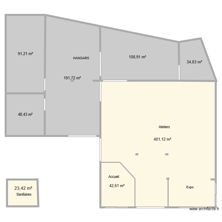 AUBAGNE 2. Plan de 8 pièces et 942 m2