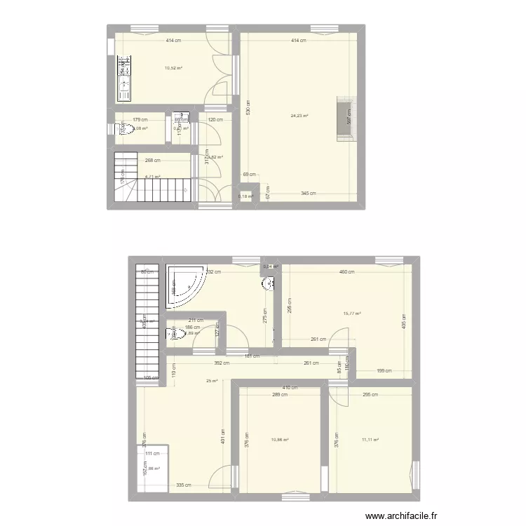Projet Bozec. Plan de 