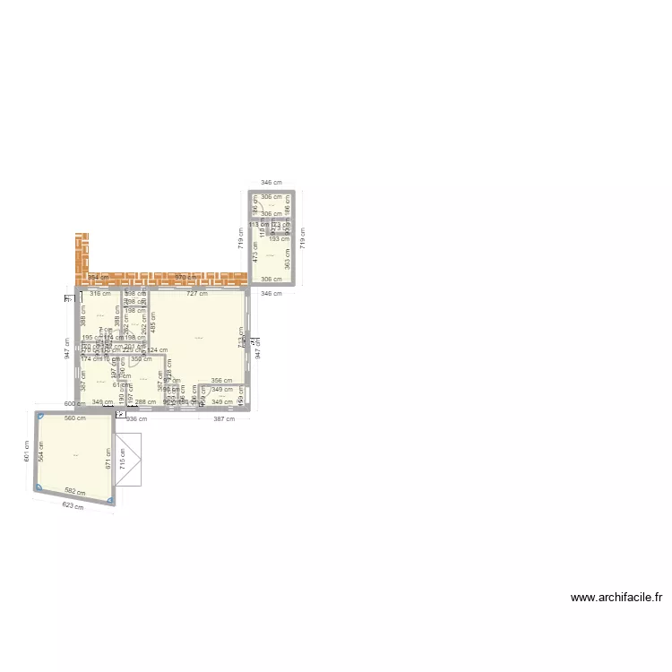 maison 2. Plan de 