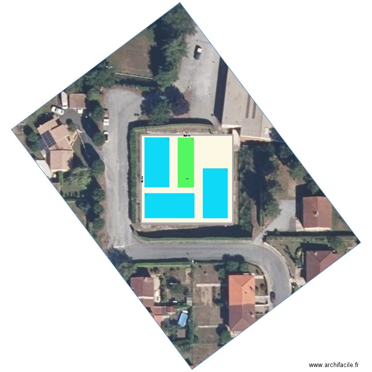 Padel Pont de l'arn. Plan de 1 pièce et 1284 m2