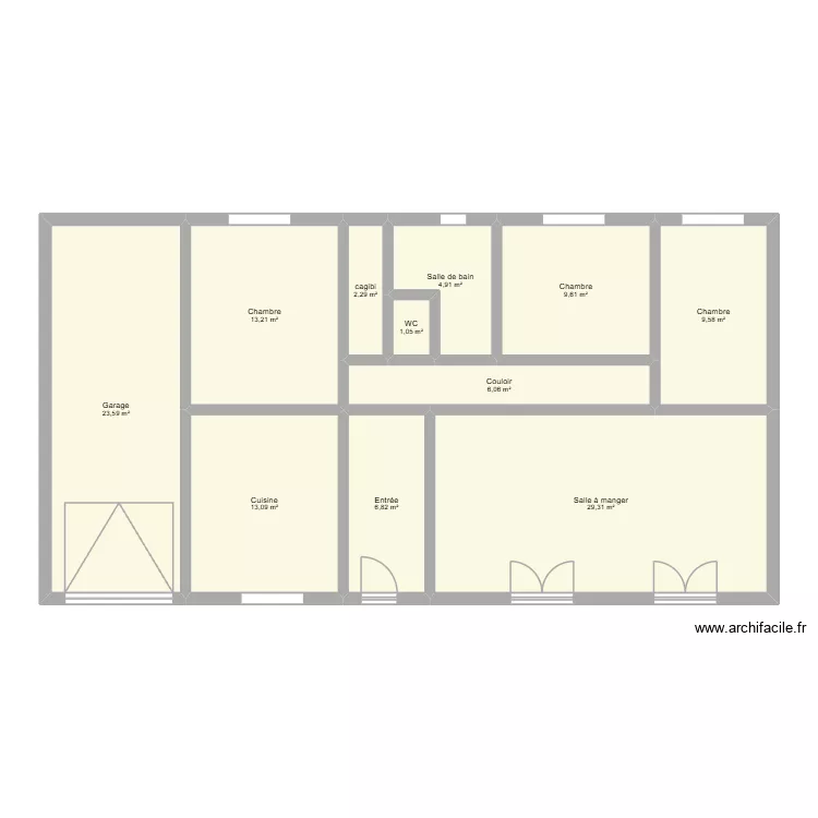 328 moyniez. Plan de 11  et 120 m²