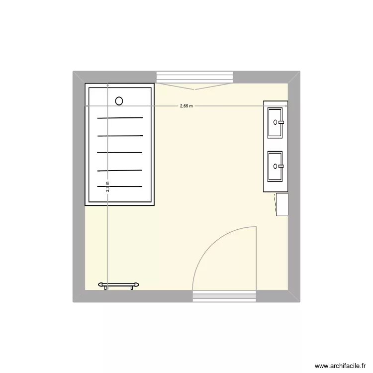 Meyrieux2. Plan de 1 et 7 m² Meyrieux2. Plan de 1 et 7 m²