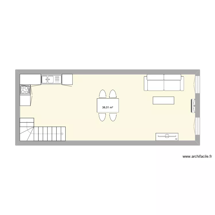 MAGRIE R+1 BIS. Plan de 