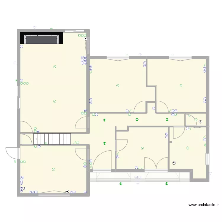 PLAN JDR Dax. Plan de 21  et 348 m²