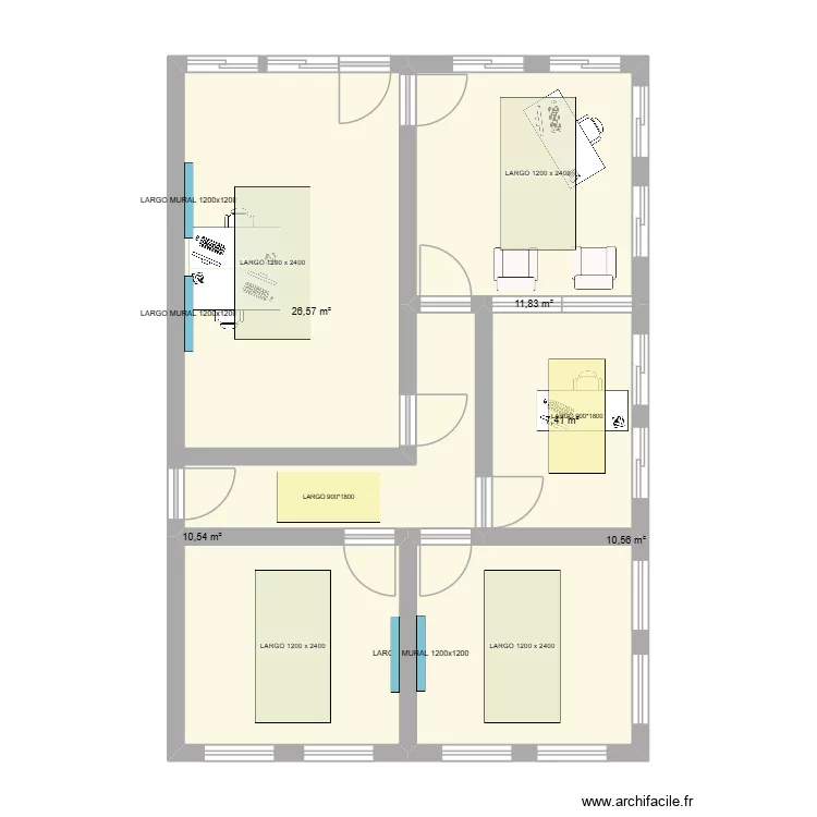 CICAT LUCE - PROCESS FACILITY. Plan de 