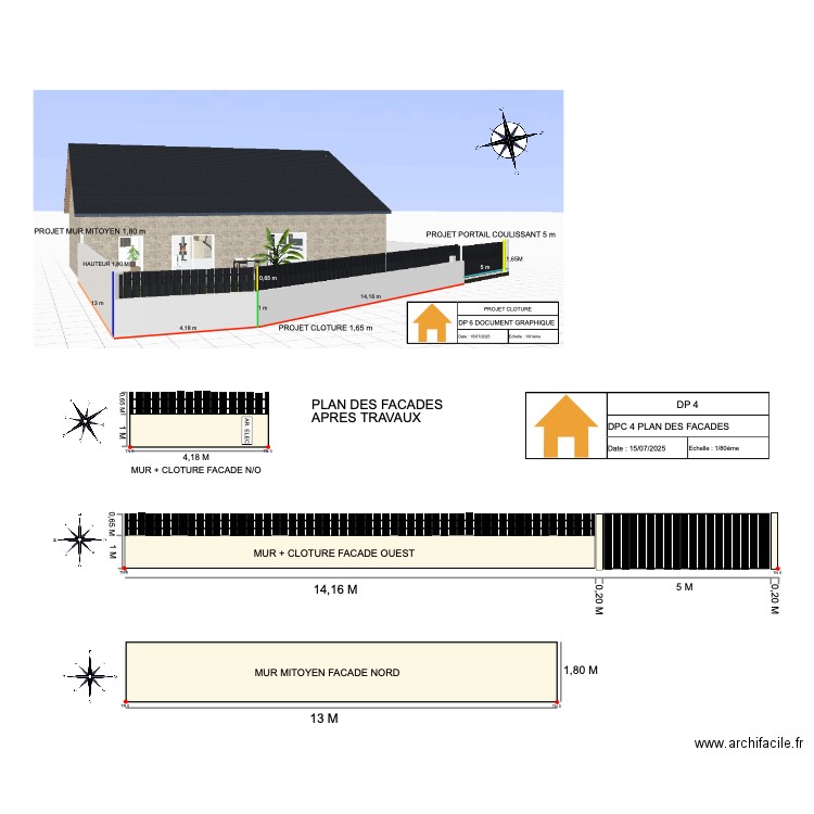 DP 4. Plan de 0 pièce et 0 m2