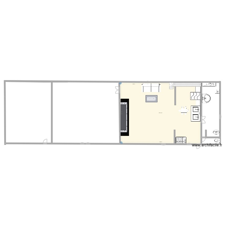 thierry. Plan de 1 pièce et 211 m2