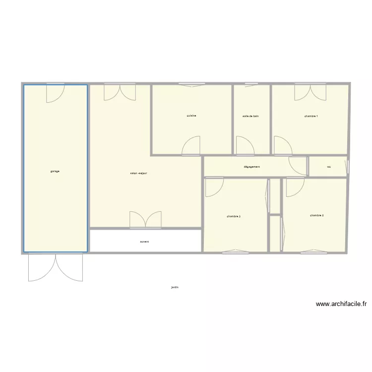 MALIBRAN am. Plan de 12  et 103 m²