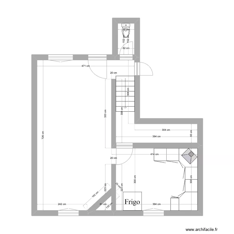 ETAT DE LIEUX FOUTARD AUBIAN. Plan de 