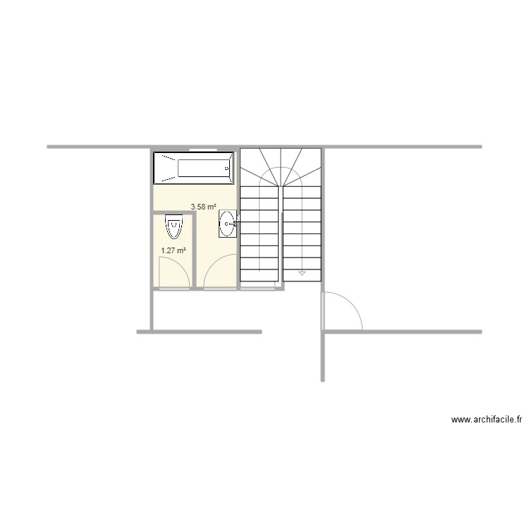 sdb maintenant. Plan de 0 pièce et 0 m2