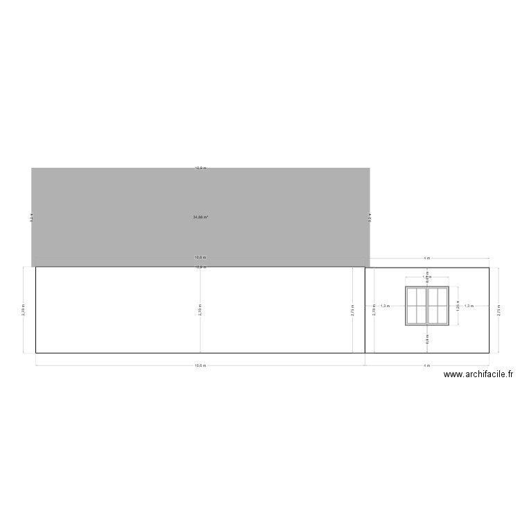FACADE EST NEW. Plan de 0 pièce et 0 m2