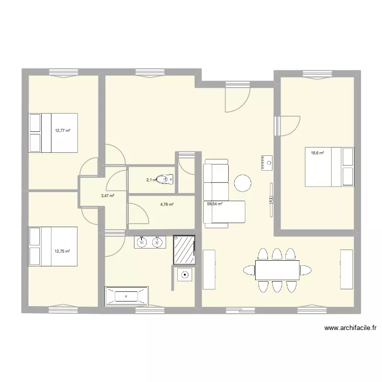 avesnes. Plan de 