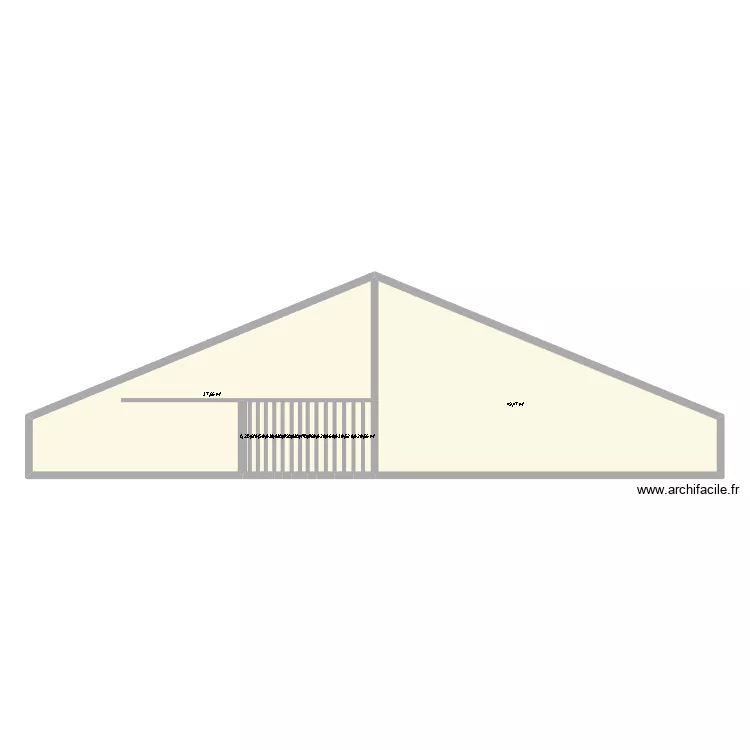 face. Plan de 17  et 95 m²