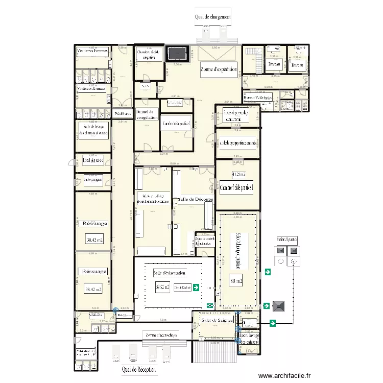 PLAN ABATTOIR AVICOLE 5. Plan de PLAN ABATTOIR AVICOLE 5. Plan de