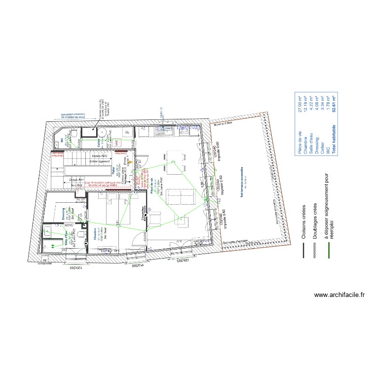 Camboulives R+1. Plan de 0 pièce et 0 m2 Camboulives R+1. Plan de 0 pièce et 0 m2