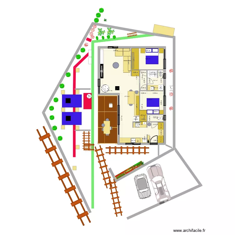 roc3ka1b. Plan de 5 et 76 m² roc3ka1b. Plan de 5 et 76 m²