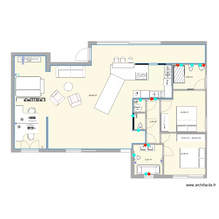 PROJET ANNEXE SANITAIRE. Plan de PROJET ANNEXE SANITAIRE. Plan de