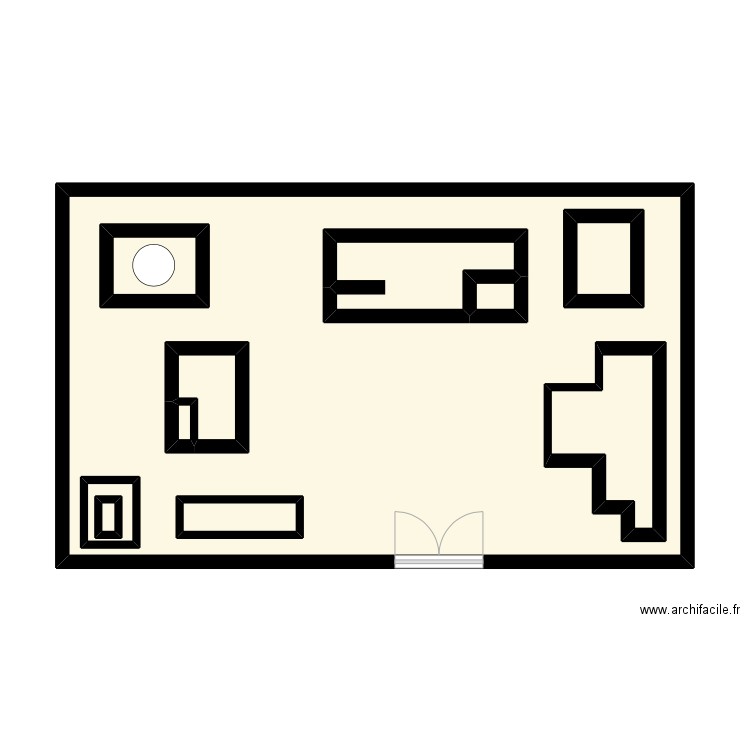 CS DRE. Plan de 11 pièces et 67 m2