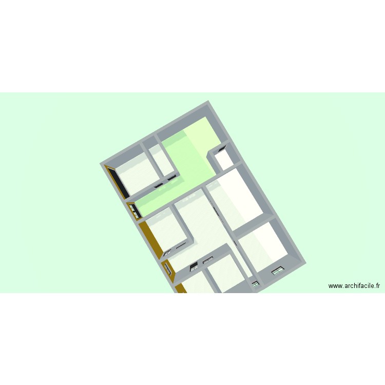 Plan Kër Science SeeSD 2025. Plan de 10 pièces et 124 m2