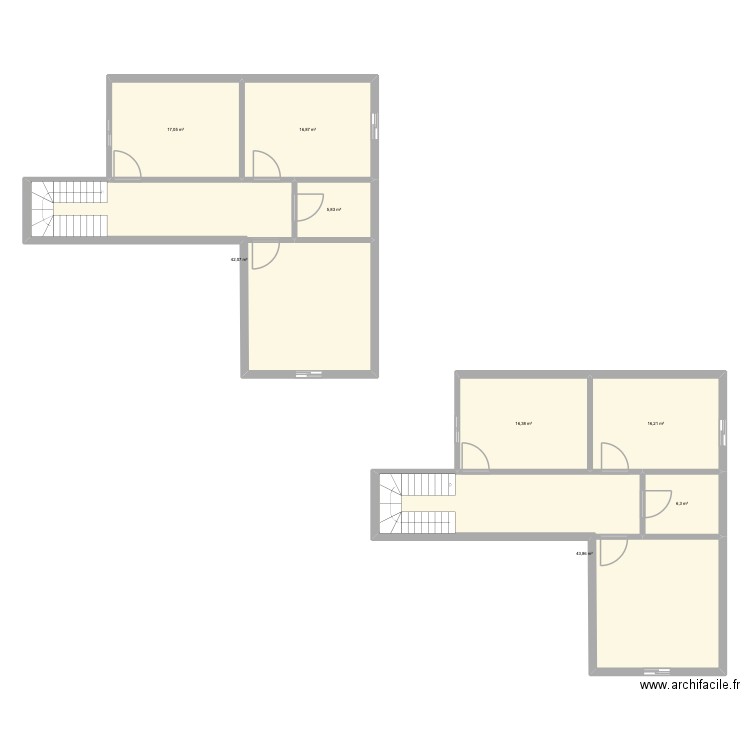 my place. Plan de 8 pièces et 165 m2
