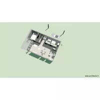 Retraite chalet à vendre porte côté toit 2