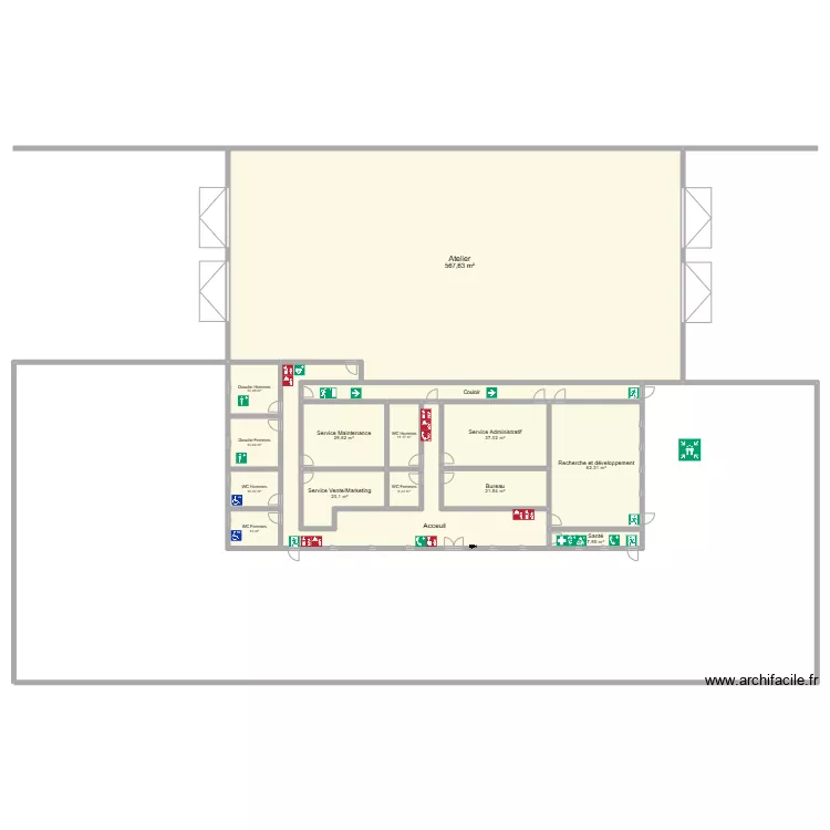 Entreprise JA' Bois. Plan de 