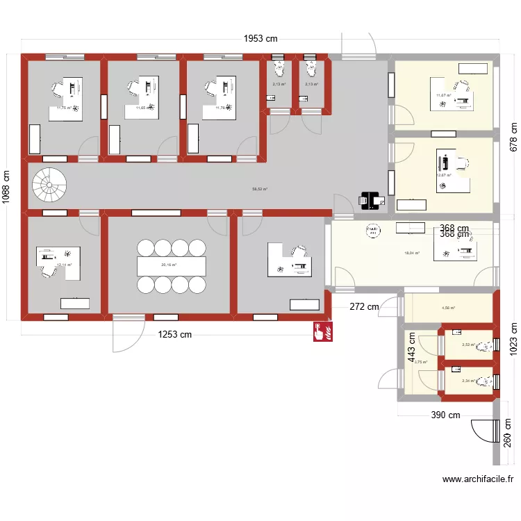 Nx Bureaux Teillage V3. Plan de Nx Bureaux Teillage V3. Plan de