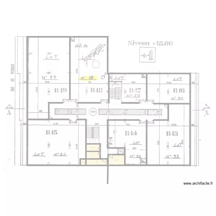 MANHATTAN - 1ER ETAGE. Plan de 