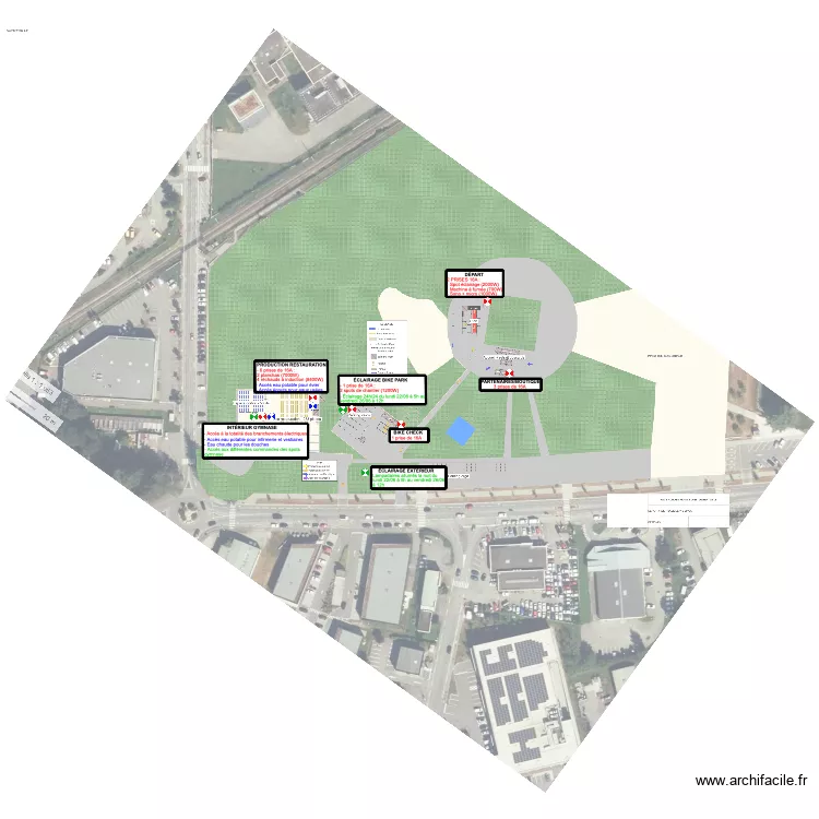 RAF26 - ALBERTVILLE RESSOURCES. Plan de 7  et 2326 m²