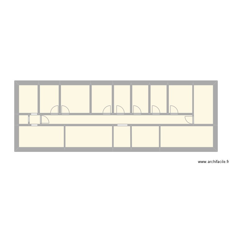 PLAN PRISON 1. Plan de 17 pièces et 40 m2