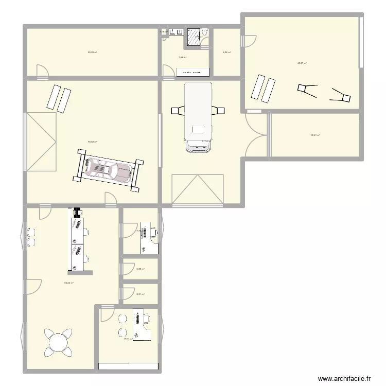garage. Plan de garage. Plan de