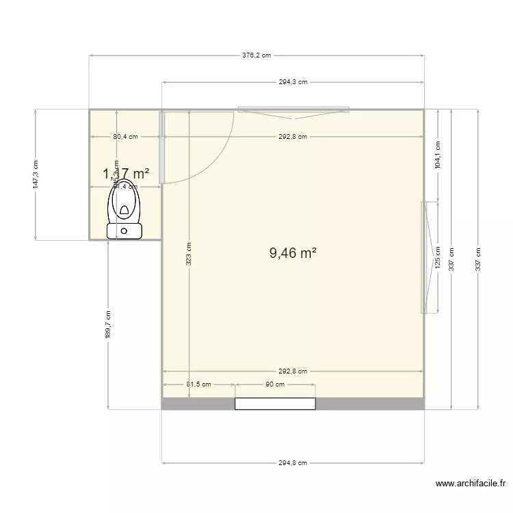 CUISINE ACTUELLE. Plan de CUISINE ACTUELLE. Plan de