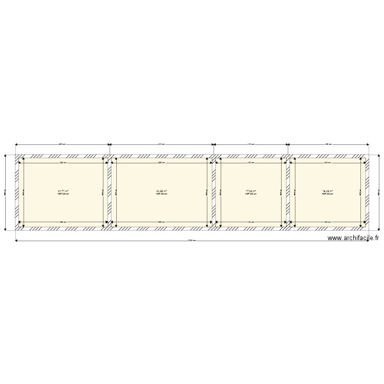 F_batiment_2025-04. Plan de 4 pièces et 82 m2