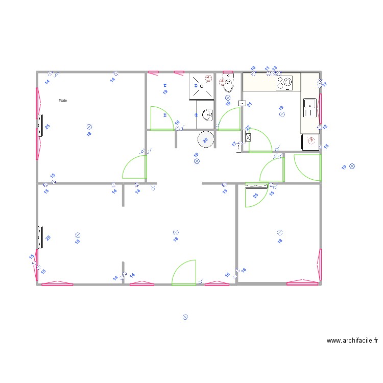 plan-total-0429. Plan de 5 pièces et 31 m2