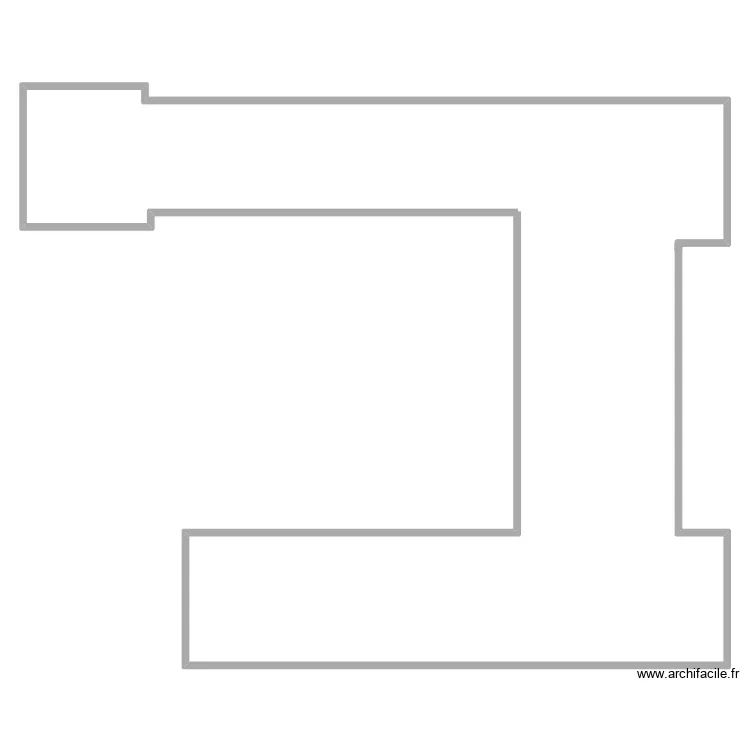 Maison actuel. Plan de 