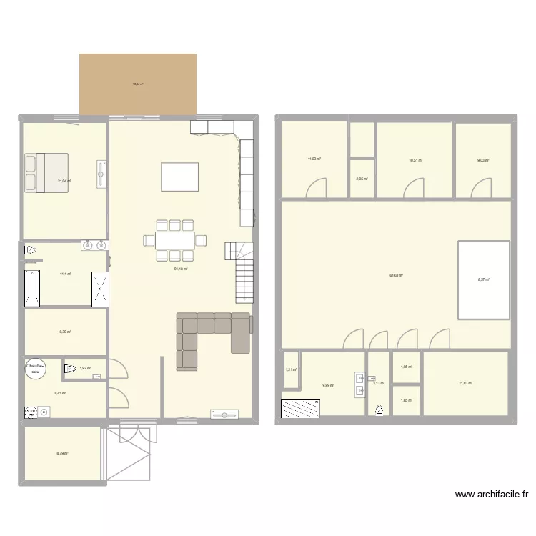 grange 1. Plan de 19 Pièces et 297 m² grange 1. Plan de 19 Pièces et 297 m²