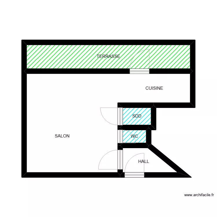 NOUVELLE 169. Plan de 