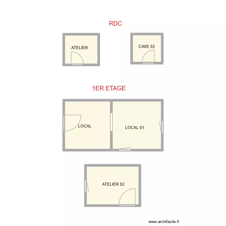 VIALA MAISON GAUCHE. Plan de 5 Pièces et 20 m²
