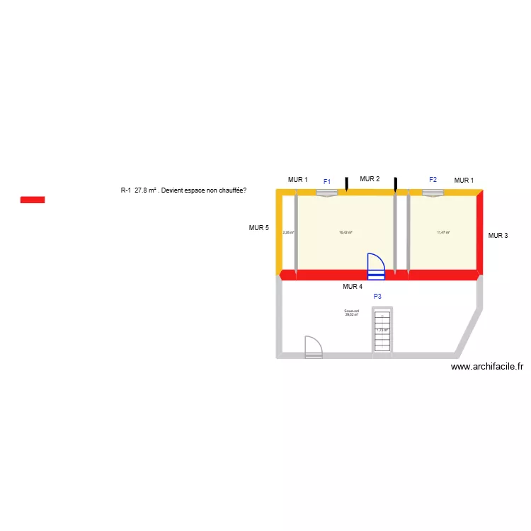 DIEZ_ Projet. Plan de 25  et 188 m²
