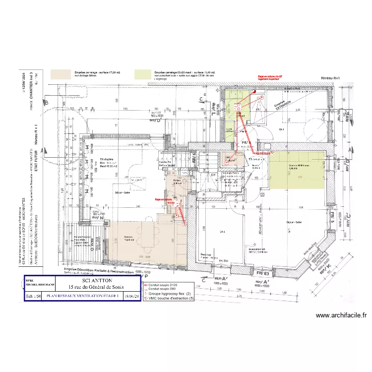 PLAN VMC ETAGE 1. Plan de 