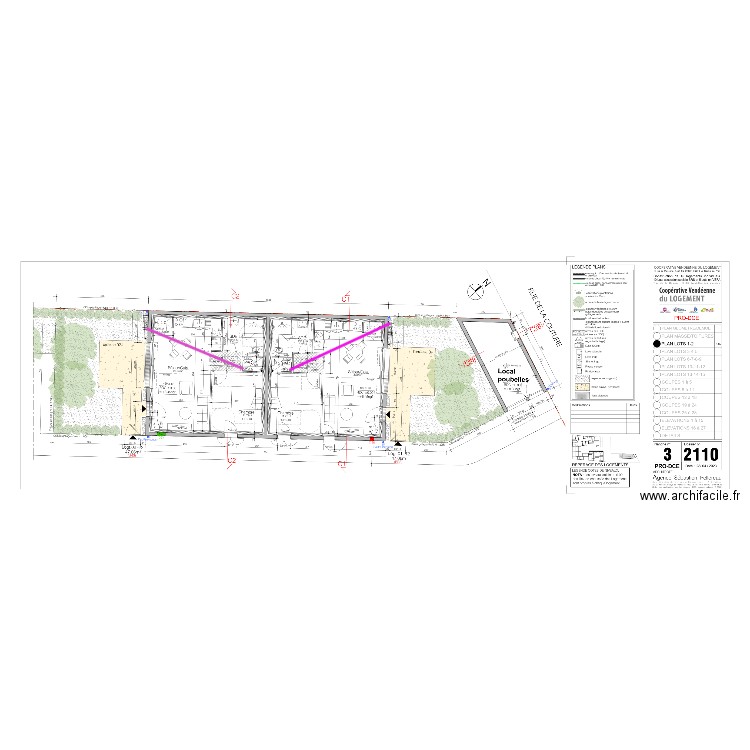 IO 15 LGTS 1 ET 2. Plan de 0 pièce et 0 m2