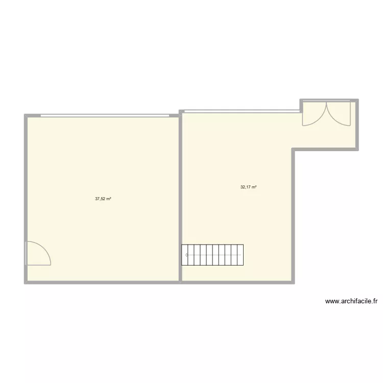 Salle d'archives. Plan de 2 et 70 m² Salle d'archives. Plan de 2 et 70 m²