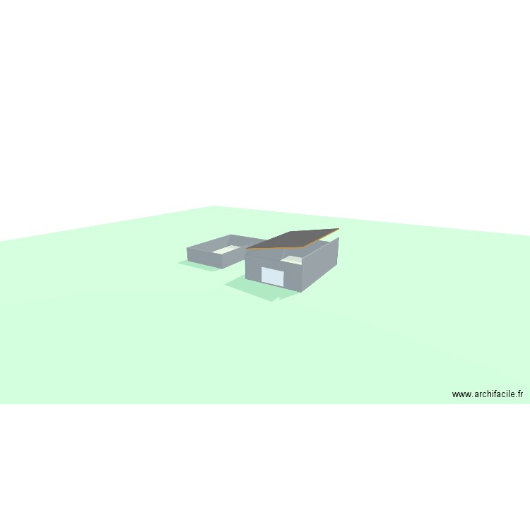 PLAN HANGAR VIC. Plan de 2 pièces et 258 m2