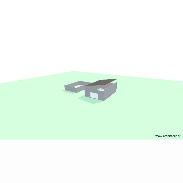 PLAN HANGAR VIC. Plan de 