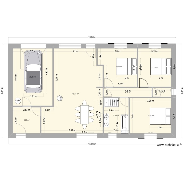 Michel MAZAUD. Plan de 0 pièce et 0 m2