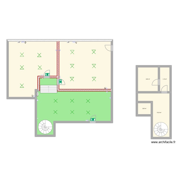 SERRAC. Plan de 0 pièce et 0 m2