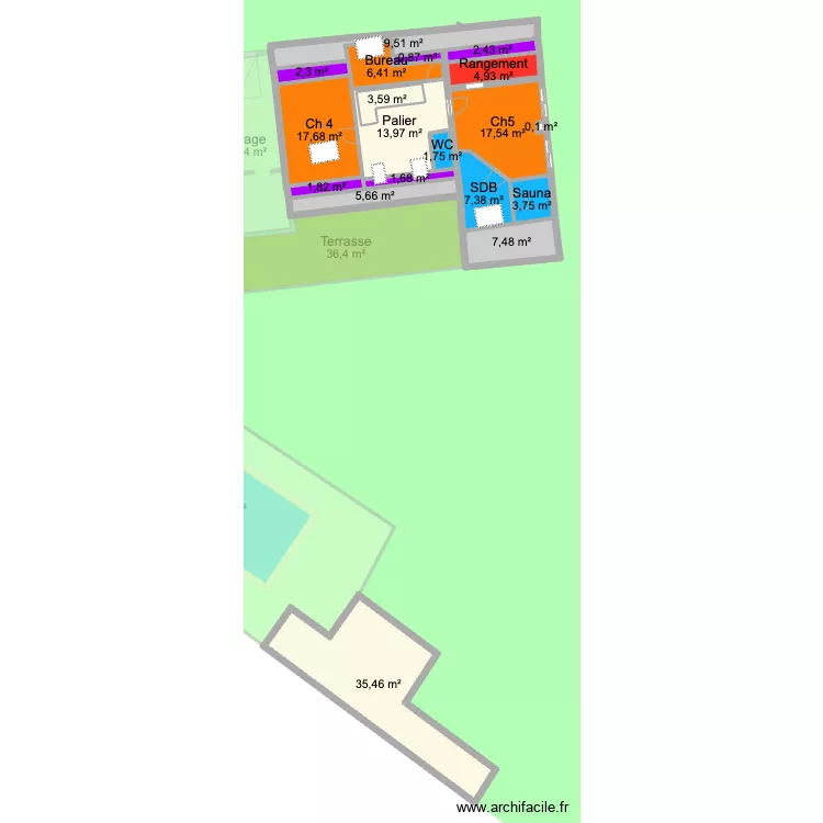 Comete Origin RDC. Plan de 